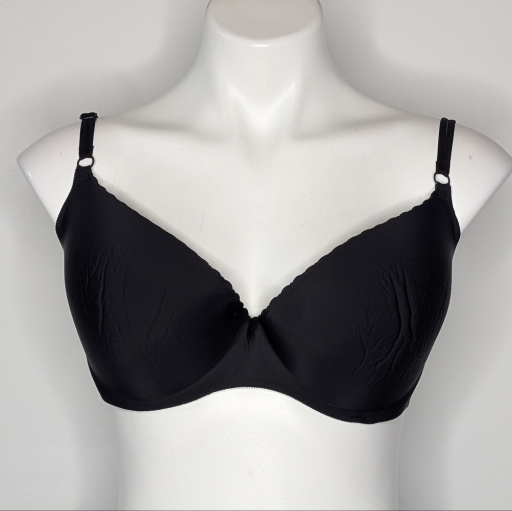 Victoria's Secret Angels Secret Embrace Black Padded Bra 36DD 36E